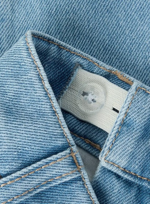 NMFRose Wide Emb Jeans