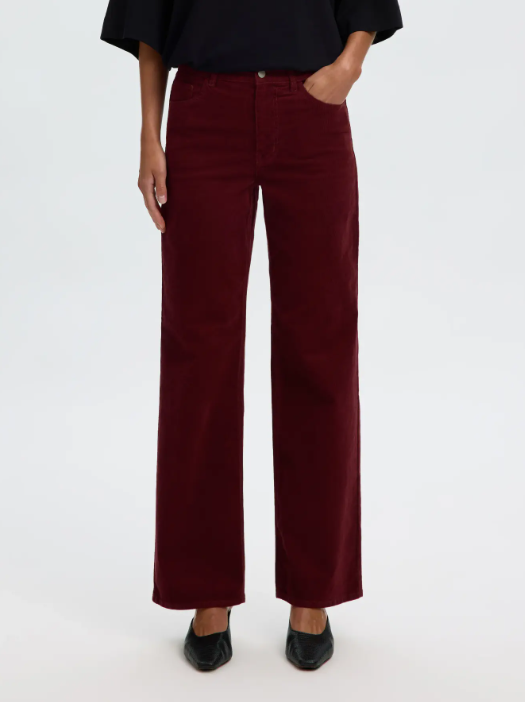 SLWWide Runa Hw Corduroy Pant