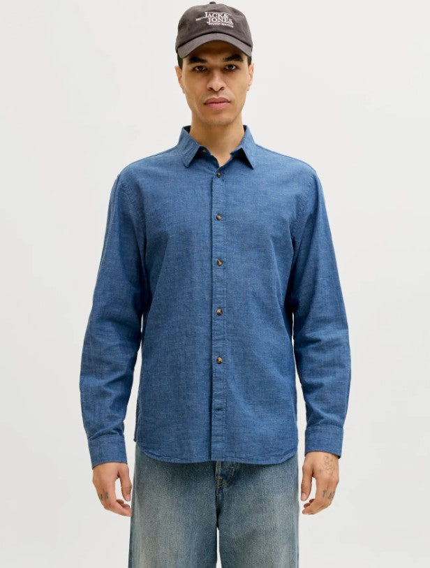 JJESummer Linen Blend L/S Shirt