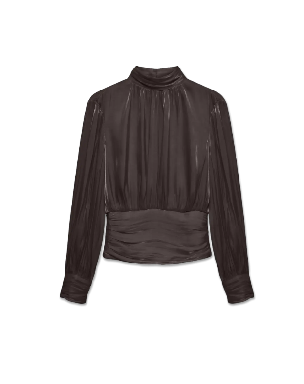 VMPolly LS High Neck Top WVN