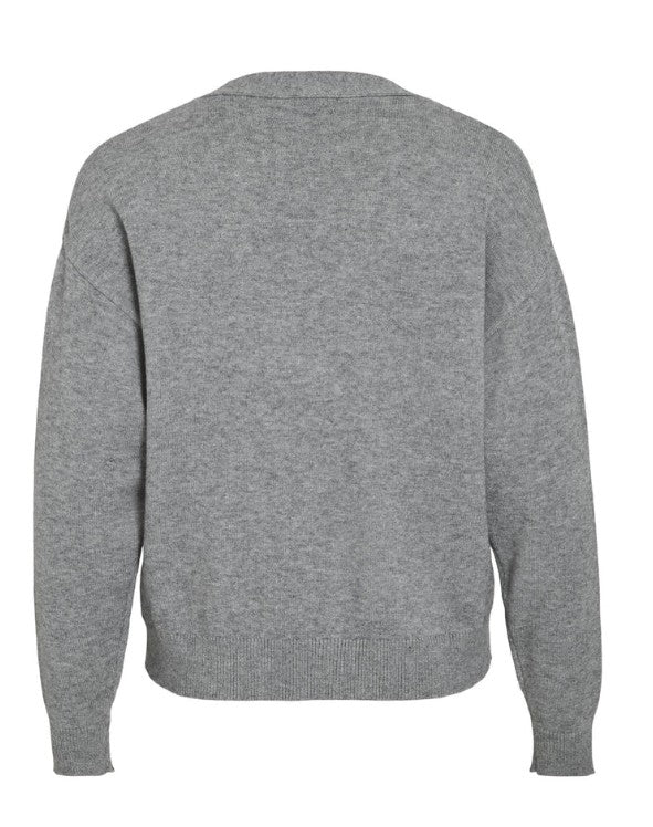 VMBoom LS V-Neck Button Cardigan