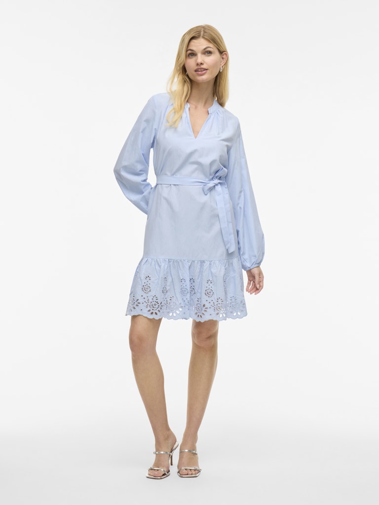 VIKelli V-Neck L/S Short Dress/LN