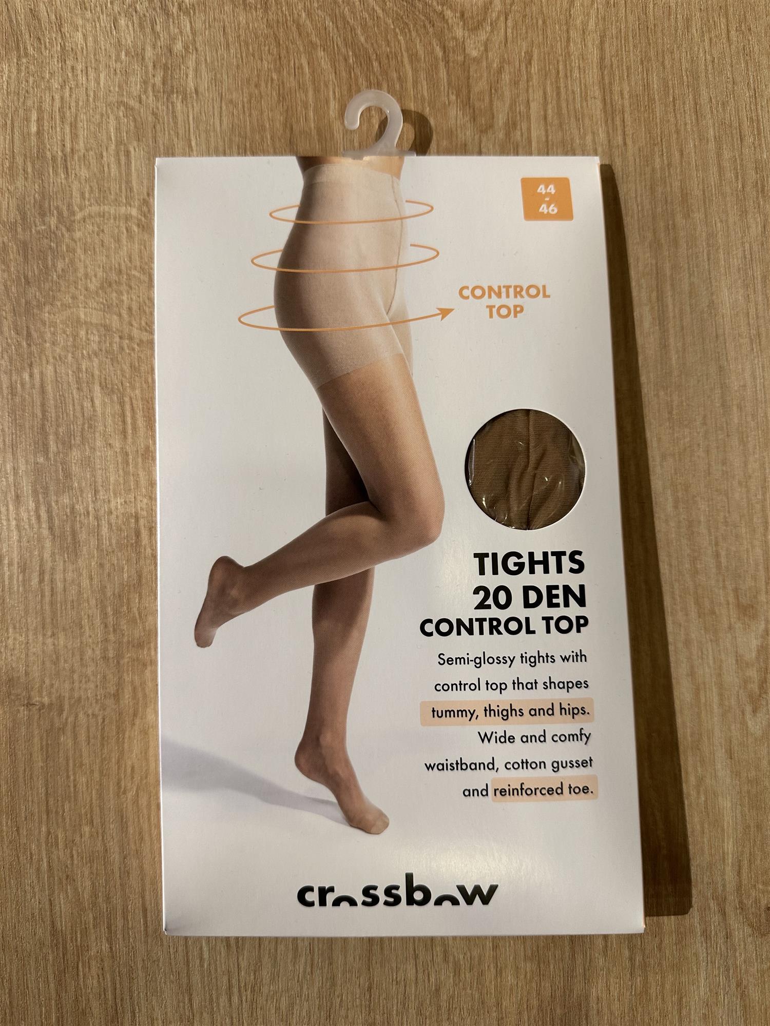 LADIES CONTROL TOP 20DEN LYCRA