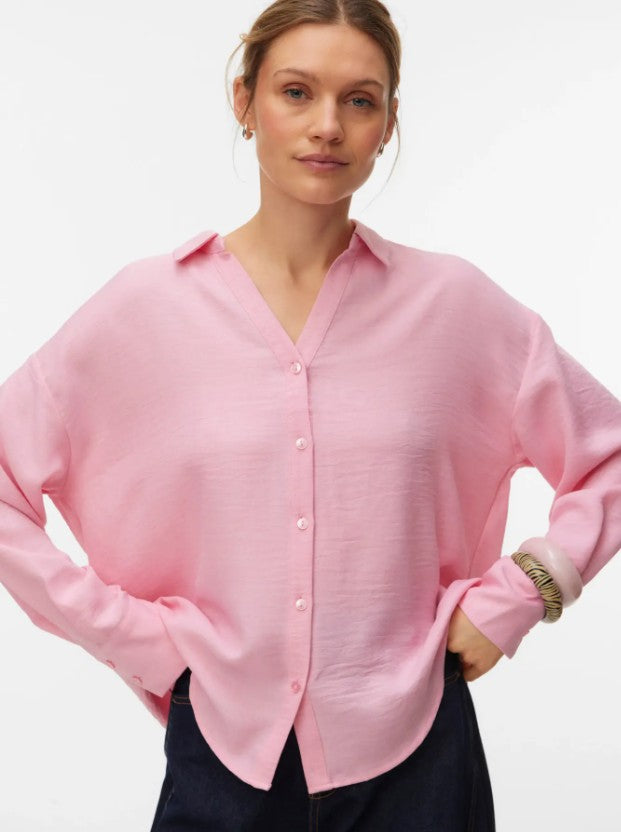 VMMelaney Queeny Ls Shirt Wvn