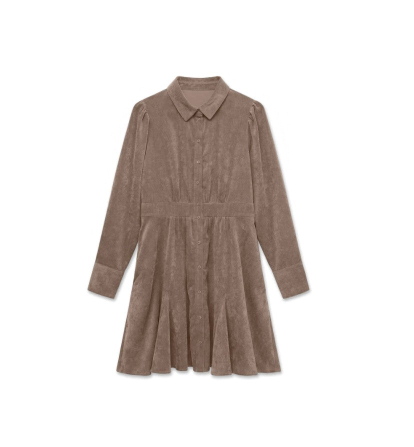 AWAne LS Short Shirt Dress