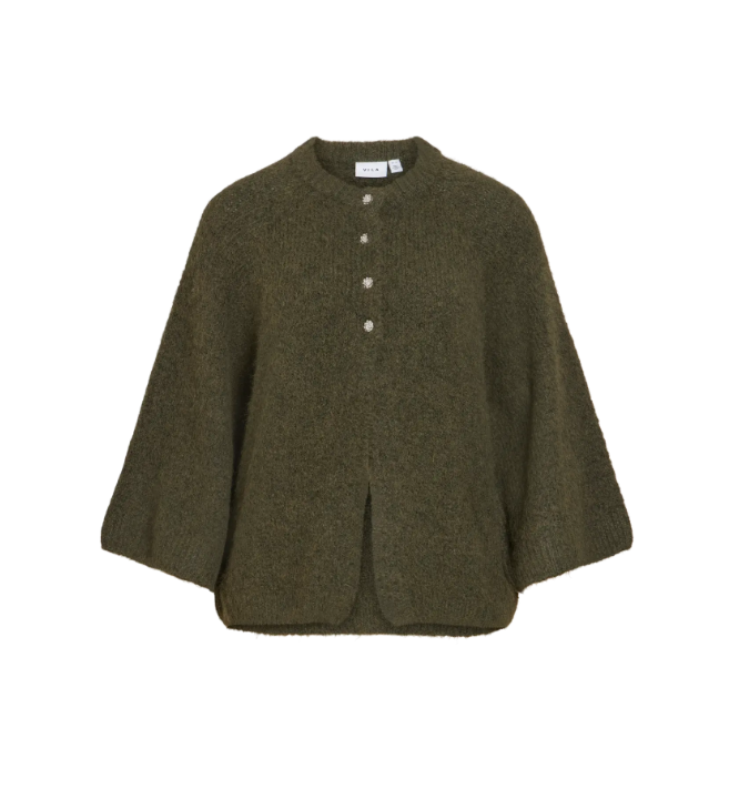 VIBows 3/4 Knit Cardigan/LN
