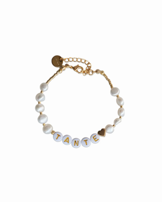 Tante Ferskvannsperle Armbånd