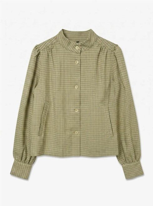 VMBriar Ls High Neck Shirt Wvn Ret