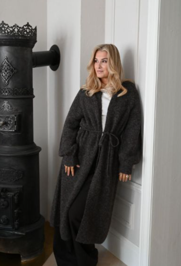 VMAgnes LS O-Neck Long Tie Cardigan Exp
